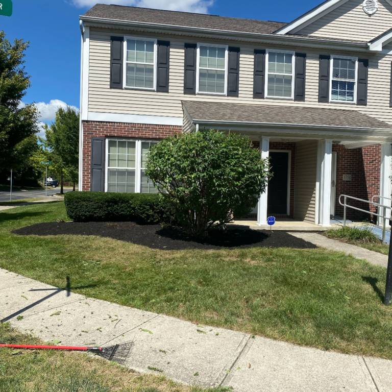 mulching service awesome lawn care columbus oh